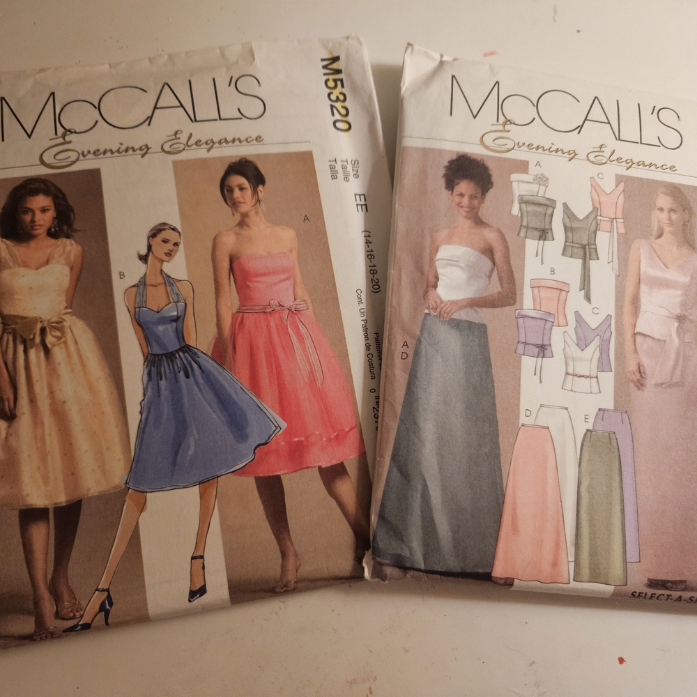 Evening Elegancw McCalls Sewing Patterns